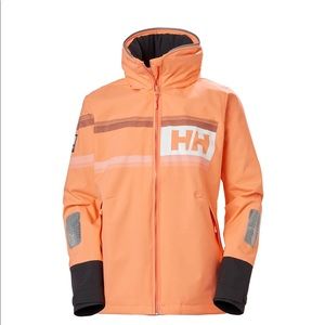 Helly Hansen size M NWOT salt power jacket in melon